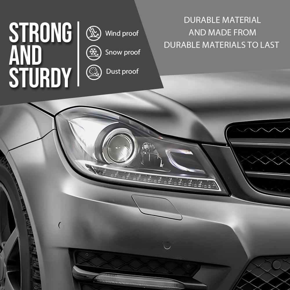 G-PLUS Headlight Lens Cover Compatible with Benz C-Class W204 2011-2015 A2048203639 Right Side Front Headlamp Lens Cover Clear