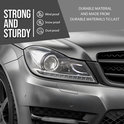 G-PLUS Headlight Lens Cover Compatible with Benz C-Class W204 2011-2015 A2048203639 Right Side Front Headlamp Lens Cover Clear