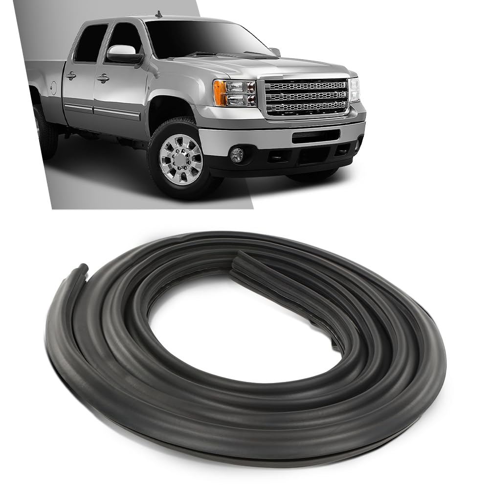 G-PLUS Front Door Weatherstrip Seal LH or RH Side Compatible with Chevy Silverado 1500 2007-2013,Fit Chevy Silverado 2500HD 3500HD 2007-2014,Fit GMC Sierra 1500 2500HD 3500HD 2007-2014