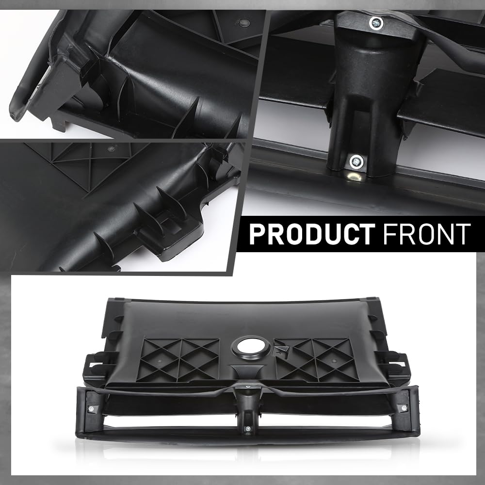 G-PLUS Cooling Radiator Active Grille Shutter Assembly w/o Motor/Actuator/Controller Compatible with Tesla Model 3 2021-2023