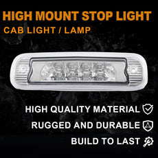 G-PLUS LED 3rd Brake Light for Jeep Cherokee 1997-2001 Chrome Housing Clear Lens Product Details