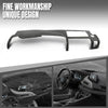 G-PLUS TPE Dash Cover Dashboard Compatible with Chevy Silverado 2007-2013 (LS, LT, or Work Truck ONLY) / GMC Sierra 2007-2013 (SL, SLE, or Work Truck ONLY), Fit Dual Glovebox Style Dashes Only Gray