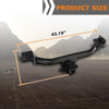 G-PLUS 2" Receiver Class 3 Trailer Tow Hitch Compatible with Kia Sportage 2017-2022 Black
