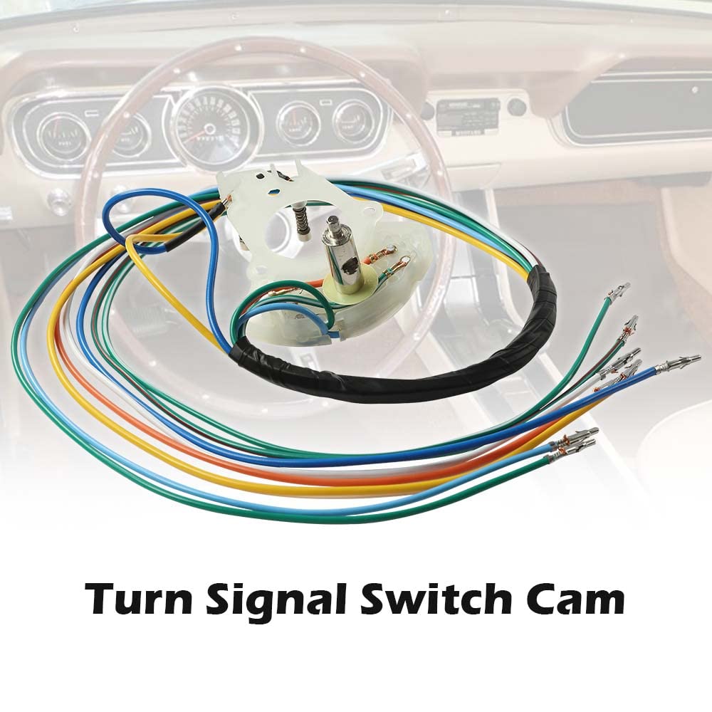 G-PLUS Turn Signal Switch Cam With Wire Harness Compatible with 1966-1970 Bronco/1965 Comet Fairlane Falcon /1965-1966 Mustang