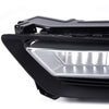 G-PLUS Fog Light Lamps Kit Compatible With 2013-2015 Honda Accord Sedan,Driving Fog Lamps W/Switch Bulbs Bezel Driver & Passenger Pair (Clear Lens)