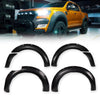 G-PLUS 4pcs Black Wheel Protector Fender Flares, Compatible With Ford Ranger T6 XL XLT 2011-2018 (2015-UP Model must remove the factory mudflaps)