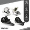 G-PLUS Engine & Trans Mount Set 4Pcs Compatible with Buick Cascada 1.6L 2016-2019 for Auto Trans,Fit Chevy Cruze 1.8L 2011-2015 for Auto Trans 3223, 3265