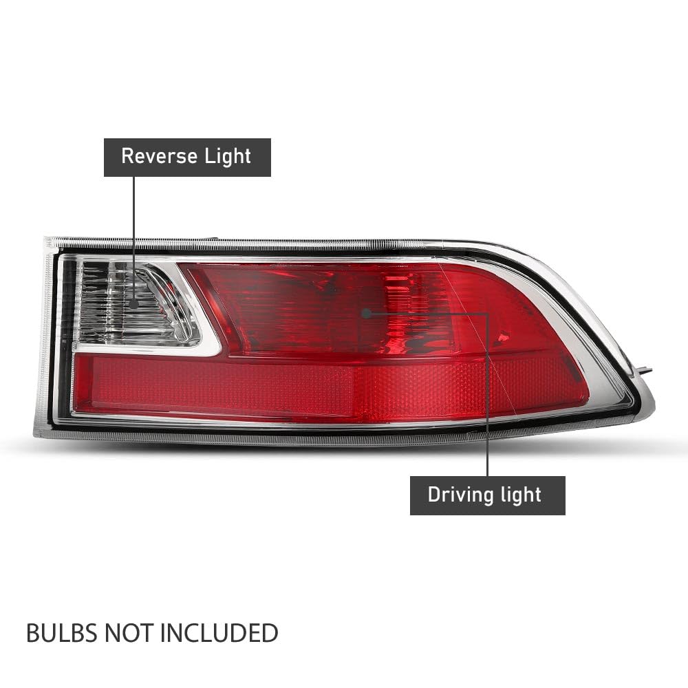 G-PLUS Rear Right Passenger Side Tail Light Lamp Compatible with LX GX460 2014-2023 81671-60160, 8167160160, LX2887103 Luces Traseras Rear Brake Lamps Assembly