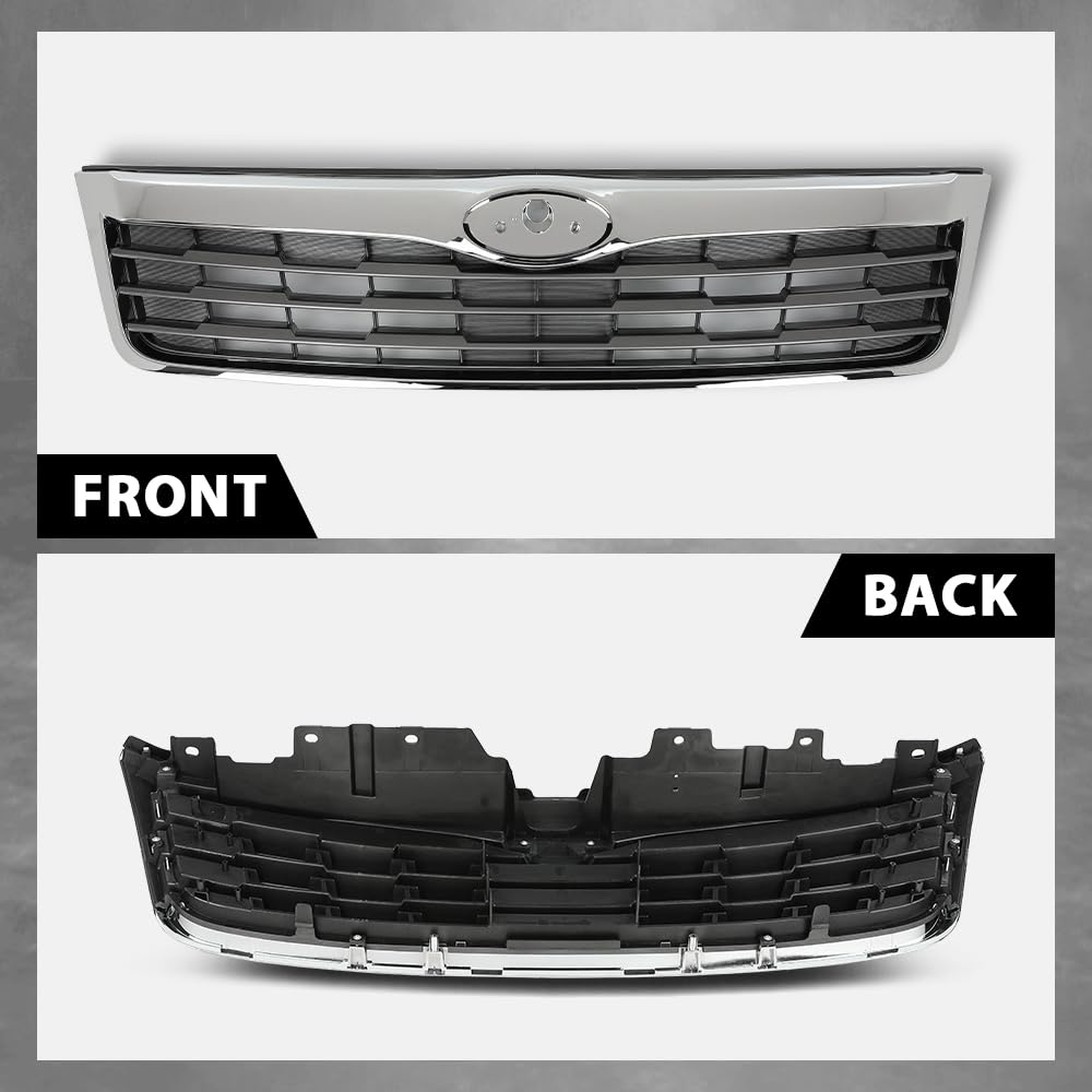 G-PLUS Front Bumper Grille Grill Compatible with Subaru Forester 2014-2016,Fit For Models With Type 1 Grille 91121SG050, SU1200155