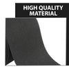 G-PLUS 12" x 75ft Boat Trailer Bunk Carpet, Outdoor Ribbed Marine Bunk Carpet Fit for Boat Trailer Runners Black