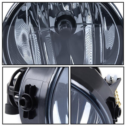 G-PLUS Front Fog Lights W/Bulb Pair Compatible with Ford F150 2006-2010 AL3Z15200A, AL3Z15201A, FO2593220, FO2592220