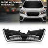 G-PLUS Front Bumper Grille Grill W/Chrome Trim Compatible with Subaru Forester 2019-2021 91121SJ110