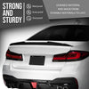 G-PLUS Rear Trunk Spoiler Wing Compatible with BMW G30 5 Series 4 Door Sedan 2017-2023 Fit BMW F90 M5 2018-2023 Trunk Spoiler Wing Glossy Black