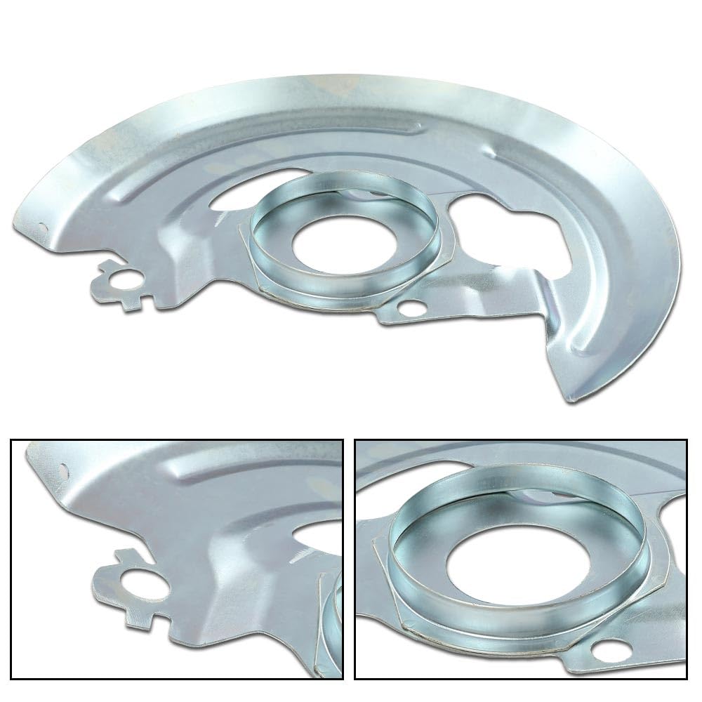 G-PLUS GM Disc Brake Caliper Brackets & Backing Plates Dust Shields Compatible with Buick Skylark/Chevy Chevelle Malibu/Pontiac Tempest/Oldsmobile 1964-1972