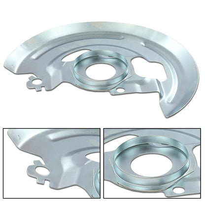 G-PLUS GM Disc Brake Caliper Brackets & Backing Plates Dust Shields Compatible with Buick Skylark/Chevy Chevelle Malibu/Pontiac Tempest/Oldsmobile 1964-1972