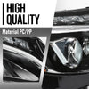 G-PLUS LED Headlight Right Side Compatible with Benz C-Class C300 W205 2015 2016 2017 2018 205906780364, MB2503227 Black