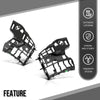 G-PLUS Bumper Bracket Driver & Passenger Side Pair Front Lower Compatible with Volvo XC90 2016-2023 31353403, 31353404 Black