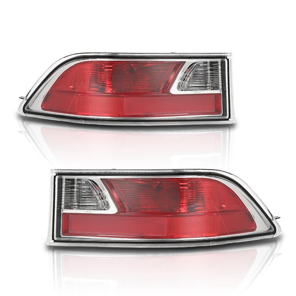 G-PLUS Inner Rear Bumper Lights Taillamps Pair Compatible with LX GX460 2014-2021 8167160160, 8168160120 Red