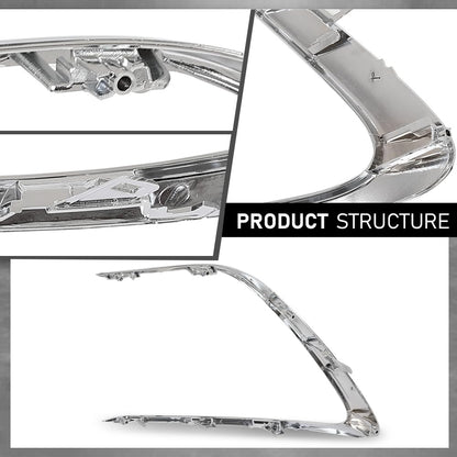 G-PLUS Front Right Bumper Grille Grill Strip Trim, Compatible with Toyota Camry LE XLE 2021-2023, Passenger Side, 5271206120