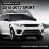 G-PLUS Headlight Headlamp Washer Nozzle Jet Cover Cap Compatible with Range Rover Sport 2014-2017