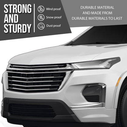 G-PLUS Upper Radiator Support Cover Compatible with Chevy Traverse 2018 2019 2020 2021 2022 2023 23117555, GM1224162 Black