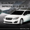 G-PLUS Front Bumper Grille w/Moulding Trim Compatible with Subaru Impreza 2012-2016,Fit Subaru Crosstrek 2016-2017 SU1200163
