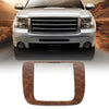 G-PLUS Dash Radio Bezel Trim Wood Grain Compatible with Chevy Silverado 1500 Tahoe GMC Sierra 1500 Yukon 2007-2014 15211886, 26887440, 15247458