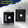 G-PLUS Corner Light Fit 1994-2000 Chevy CK/C10 1500 2500 3500 2WD,(ONLY For Composite Headlights) Signal Side Marker Lamps (Clear Lens Black Housing Clear Reflector) Bumper Headlamps,faros Assembly