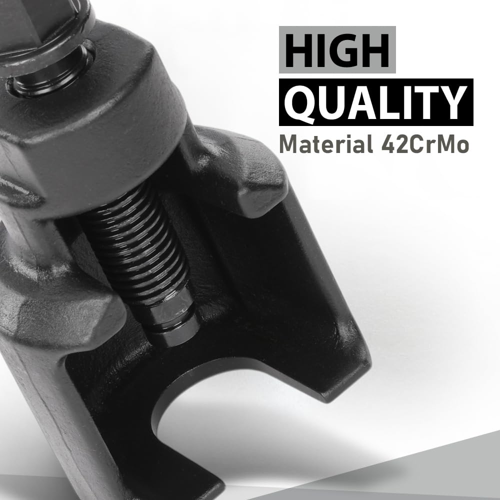 G-PLUS 39mm Ball Joint Removal Splitter Extractor Separator Puller Disassembly Tools Compatible with Scania, Benz, MAN, and Hino Professional Grade Black