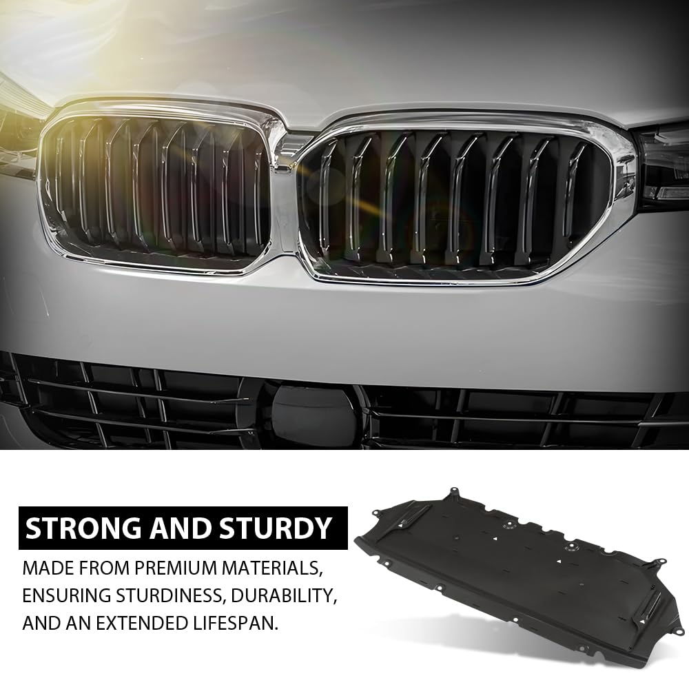 G-PLUS Engine Splash Shield Front Compatible with BMW 530e & 530e xDrive Base 2018-2023,Fit 530i & 530i xDrive & 540i & 540i xDrive Base 2017-2023 51757340168