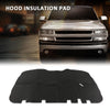 G-PLUS Black Hood Insulation Pad 1/2" with Clips Compatible with Chevy Tahoe 2000-2006/Fit Chevy Suburban 1500 2500 2000 2001 2002 2003 2004 2005 2006