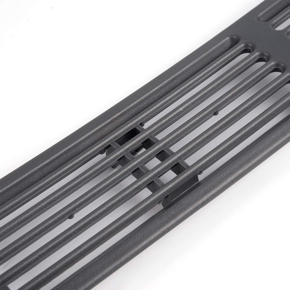 G-PLUS Dash Defrost Vent Cover Grill Grille Panel Compatible with 1998-2005 Chevy Blazer S10/ GMC Jimmy Sonoma/Oldsmobile Bravada Graphite Grey