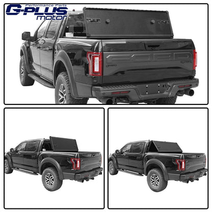 G-PLUS Hard Tri-fold Truck Bed Tonneau Cover Compatible with 2015-2021 Chevy/GMC Colorado/Canyon 2015-2021 Extra Short Bed 5'