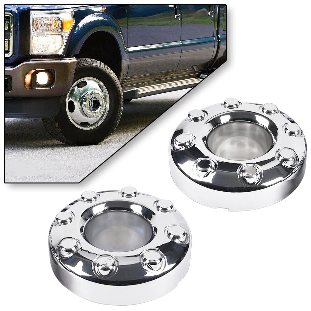 G-PLUS 4PCS Front+Rear Wheel Center Caps Compatible with Ford F350 Super Duty Dually Truck Pickup 2005-2016 5C3Z1130XA, 5C3Z1130TA 4x4 Open Front Wheel Hub Caps 3618, 3619 12557840