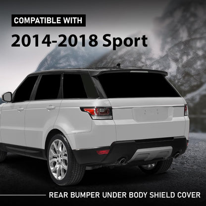 G-PLUS Rear Bumper Under Body Shield Cover Compatible with Range Rover Sport 2014-2018