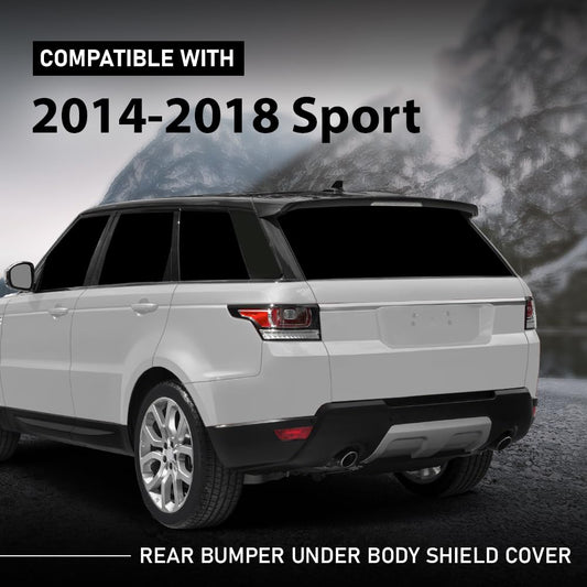 G-PLUS Rear Bumper Under Body Shield Cover Compatible with Range Rover Sport 2014-2018
