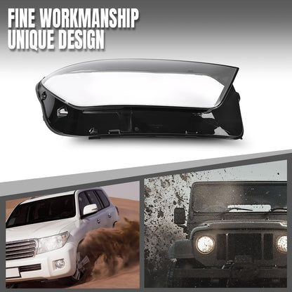 G-PLUS Headlight Lens Cover Compatible with Benz GLE W167 2020 2021 2022 2023 Right Side Front Headlamp Lens Cover Clear
