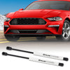 G-PLUS Racing Hood Lift Strut Damper Shock Set- Complete Kit White Compatible with Ford Mustang 15-21