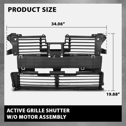 G-PLUS Active Grille Shutter, Compatible with Lincoln MKZ 2015-2016, FP5Z8475A, FP5Z-8475-A, 601605, FO1206132