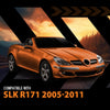 G-PLUS Headlight Lens Cover Compatible with Benz R171 SLK 2005-2011 Left & Right Pair Front Headlamp Lens Cover Clear