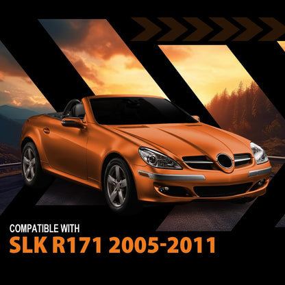 G-PLUS Headlight Lens Cover Compatible with Benz R171 SLK 2005-2011 Left & Right Pair Front Headlamp Lens Cover Clear