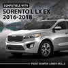 G-PLUS Front Bumper Lower Grille Grill, Compatible with Kia Optima L LX EX 2016 2017 2018, 86560C5000