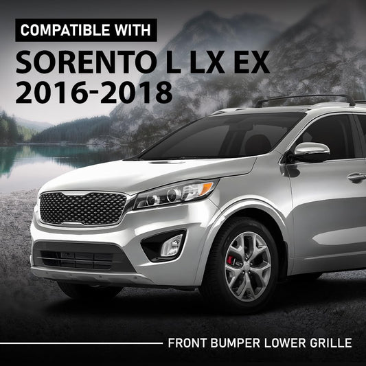 G-PLUS Front Bumper Lower Grille Grill, Compatible with Kia Optima L LX EX 2016 2017 2018, 86560C5000