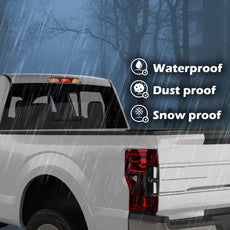 G-PLUS LED Third Brake Light for Ford F150 F250 F350 F450 F550 2015-2017 Clear Red Lens Front View