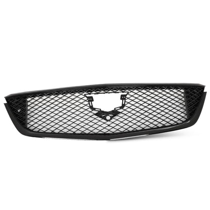 G-PLUS Front Bumper Hood Grille Grill Mesh Compatible with Cadillac CT5 2020-2024 84517549, 84613162, 84934970 Gloss Black