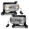 G-PLUS Fog Lights w/Bulbs Driver and Passenger Side Pair Clear Compatible with Toyota Tundra (submodel: Base, Limited, SR5) 2000-2006 812100C010 812200C010 TO2593102 TO2592102