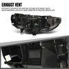 G-PLUS Halogen DRL Headlights Headlamps with Bulbs Set of 2 Left+Right Compatible with Buick Encore 2017-2022 42673065, 42698956 Clear Lens Black Housing