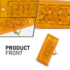 G-PLUS LED Cab Lights 5PCS for Freightliner Century Columbia Volvo Trucks Amber Product Features