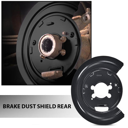 G-PLUS Rear Brake Dust Shield Compatible with Dodge Durango 2004-2005/Fit Dodge Ram 1500 2002-2007 52009967AJ 52113468AD