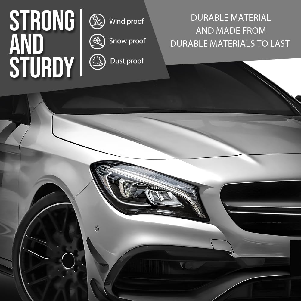 G-PLUS Headlight Lens Cover Compatible with Benz GLC-Class W253 CLA250 CLA45 AMG 2016-2019 Left & Right Front Headlamp Lens Cover Clear